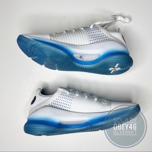 Rare 2017 Under Armour Curry 4 Low PE White Blue SAMPLE - Picture 9 of 9